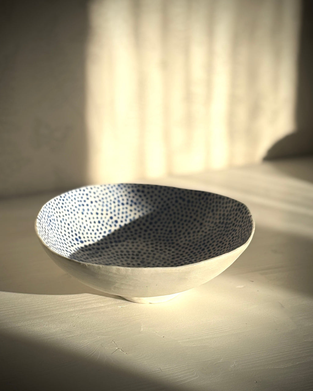 Skål Blå prickar 1