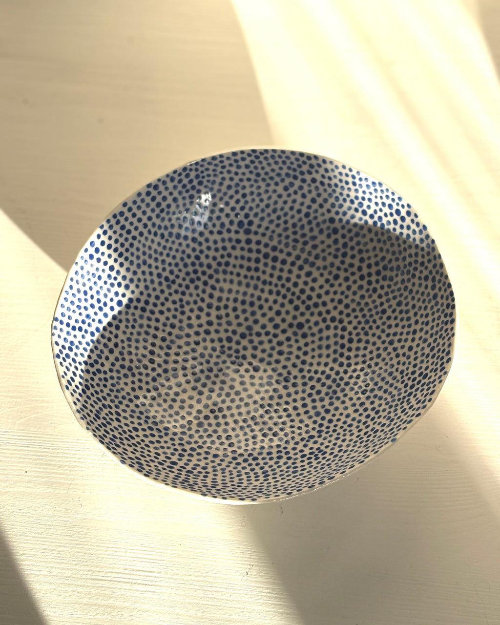 Skål Blå prickar 1