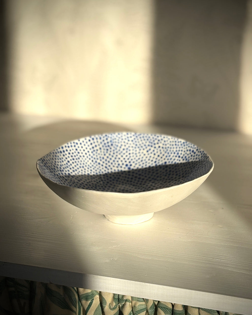 Skål Blå prickar 1