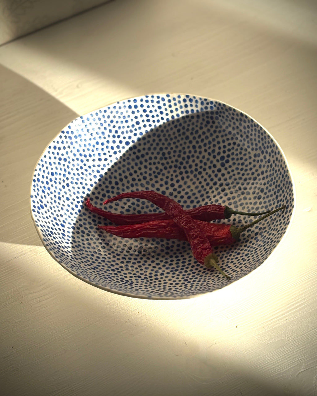 Skål Blå prickar 1